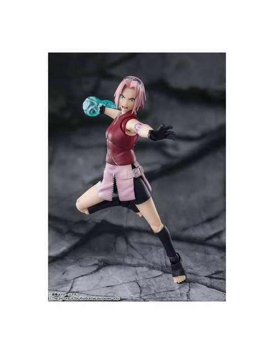 Tamashii Nations SH Figuarts Naruto Shippuden Sakura Haruno - Figurine articulée 14 cm PVC