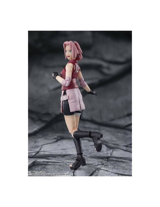 Tamashii Nations SH Figuarts Naruto Shippuden Sakura Haruno - Figurine articulée 14 cm PVC