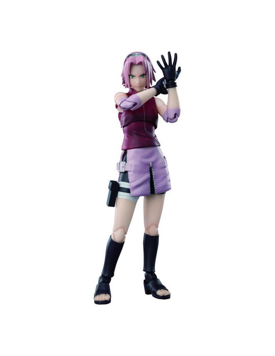 Tamashii Nations SH Figuarts Naruto Shippuden Sakura Haruno - Figurine articulée 14 cm PVC