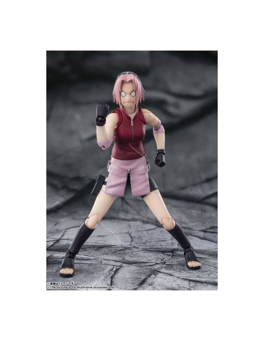 Tamashii Nations SH Figuarts Naruto Shippuden Sakura Haruno - Figurine articulée 14 cm PVC