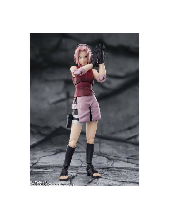 Tamashii Nations SH Figuarts Naruto Shippuden Sakura Haruno - Figurine articulée 14 cm PVC