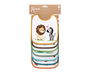 KioKids - Set de 7 bavoirs imperméables et absorbants avec motifs d'animaux colorés, pour bébé dès la naissance, en coton et polyester