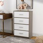 Max Home Commode Moderne Blanc et Gris