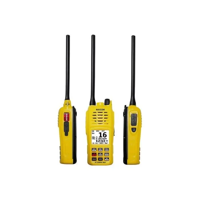 Navicom RT 420DSC-MAX VHF Portable avec DSC - Émetteur-récepteur radio maritime