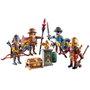 PLAYMOBIL My Figures: Caballeros De Novelmore 71487 - Figurines à assembler - Aventure Chevaliers - Version multilingue (Français, Anglais, Allemand, Italien, Portugais, Espagnol)