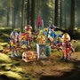 PLAYMOBIL My Figures: Caballeros De Novelmore 71487 - Figurines à assembler - Aventure Chevaliers - Version multilingue (Français, Anglais, Allemand, Italien, Portugais, Espagnol)