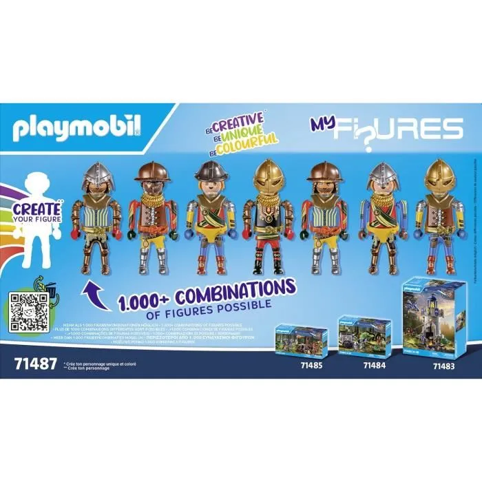 Playmobil Chevaliers de Novelmore - 4 figurines et accessoires