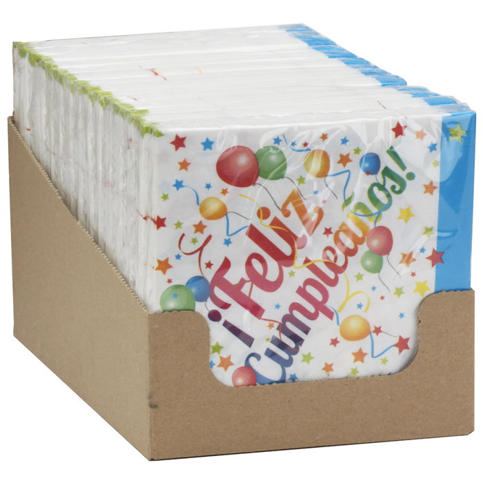 Party Time Lot de 16 serviettes 33x33 cm Party Time Lot de 16 serviettes 33x33 cm