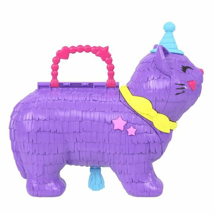 Polly Pocket Coffret Fête du chaton avec mini-figurines et accessoires Polly Pocket Coffret Fête du chaton avec mini-figurines et accessoires