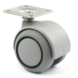 Q&Q Roue pivotante ONIX ARO Ø50mm Gris