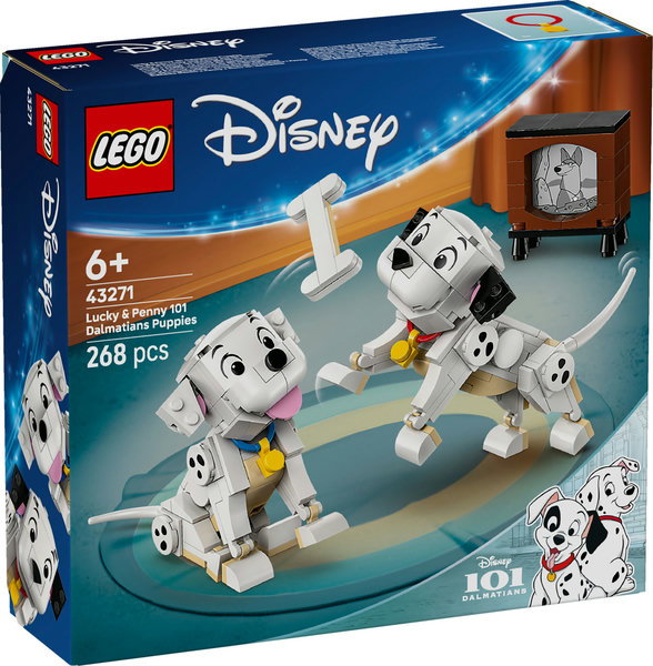 LEGO Disney Lucky et Penny, les Chiots des 101 Dalmatiens