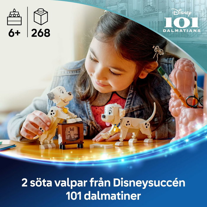 LEGO Disney Lucky et Penny, les Chiots des 101 Dalmatiens