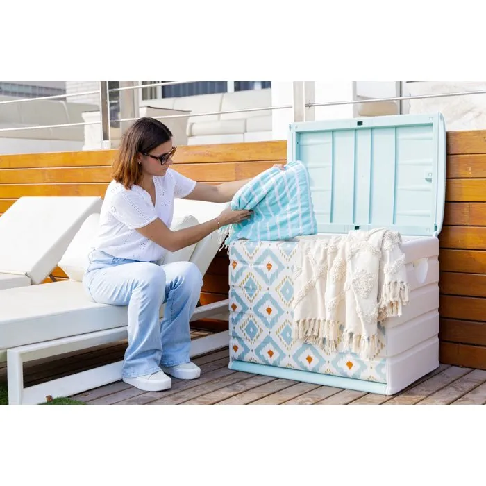 Plastiken Coffre de rangement Vintage 260 L 80 x 61 x 53 cm
