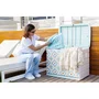 Plastiken Coffre de rangement Vintage 260 L 80 x 61 x 53 cm