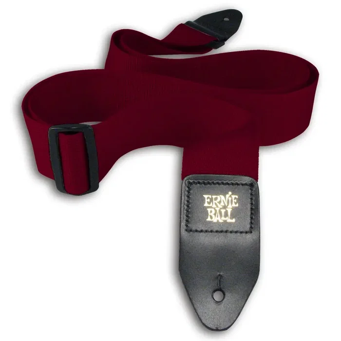 ERNIEBALL Sangle EB Guit/Bajo Polypro - Burgundy ERNIEBALL Sangle EB Guit/Bajo Polypro - Burgundy
