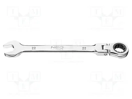 NEO TOOLS Clé plate mixte à cliquet 22mm avec joint