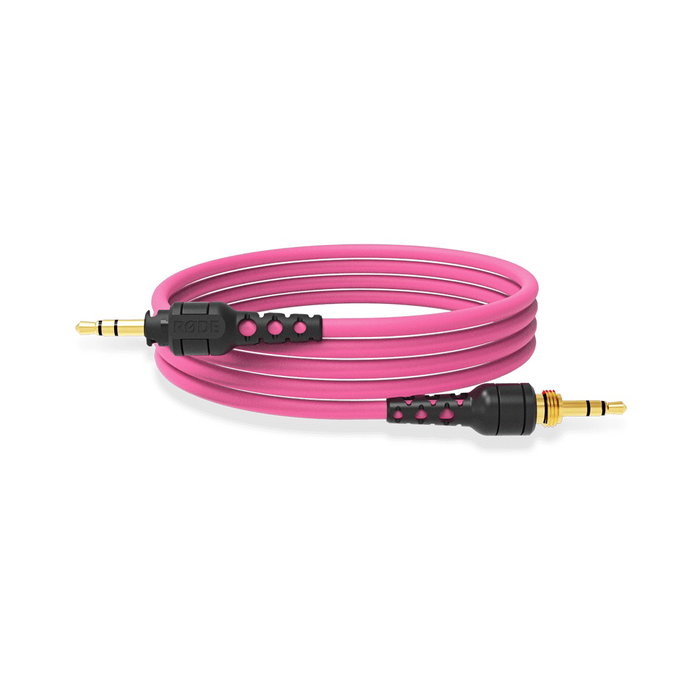 RODE Nth-100 Cable 12 Pink Câble de remplacement pour casque NTH-100 avec connecteur verrouillable TRS 3,5 mm RODE Nth-100 Cable 12 Pink Câble de remplacement pour casque NTH-100 avec connecteur verrouillable TRS 3,5 mm