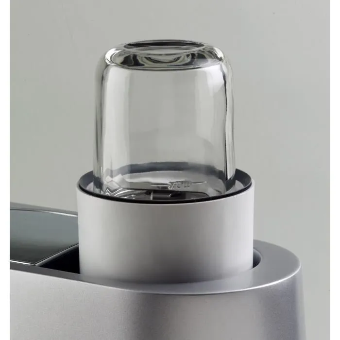 Kenwood AT320B - Mini hachoir, moulin et blender en verre 3-en-1 pour robot Chef, kit accessoires avec 4 cuves et couvercles Kenwood AT320B - Mini hachoir, moulin et blender en verre 3-en-1 pour robot Chef, kit accessoires avec 4 cuves et couvercles