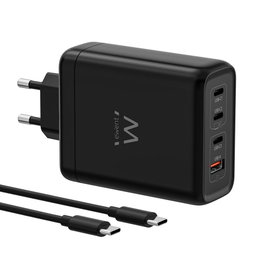Ewent EW1337 Chargeur GaN 140W 4 Ports