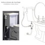 WOLFPACK LINEA PROFESIONAL Douche Bidet WC avec Valve Céramique H 1/2, M 1/2, M 1/2