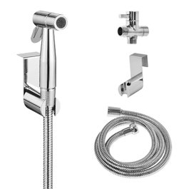 WOLFPACK LINEA PROFESIONAL Douche Bidet WC avec Valve Céramique H 1/2, M 1/2, M 1/2