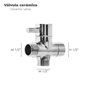 WOLFPACK LINEA PROFESIONAL Douche Bidet WC avec Valve Céramique H 1/2, M 1/2, M 1/2