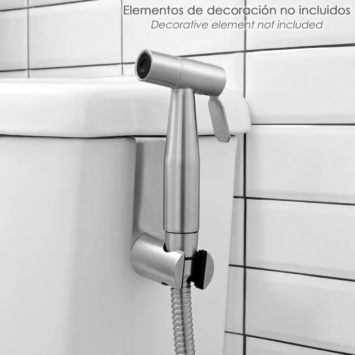 WOLFPACK LINEA PROFESIONAL Douche Bidet WC avec Valve Céramique H 1/2, M 1/2, M 1/2