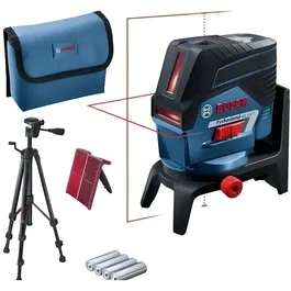 Bosch Professional GCL 2-50 C Laser à ligne avec tête rotative RM 2 et BT 150, 2 croix, télécommande Bluetooth via application, 0601066G02