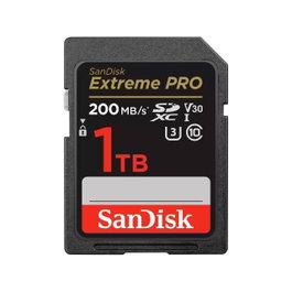 SanDisk Carte SD Extreme Pro 1 To V30 - Noir