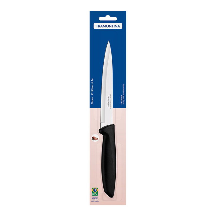 Tramontina Couteau utility Plenus noir 153 mm Tramontina Couteau utility Plenus noir 153 mm