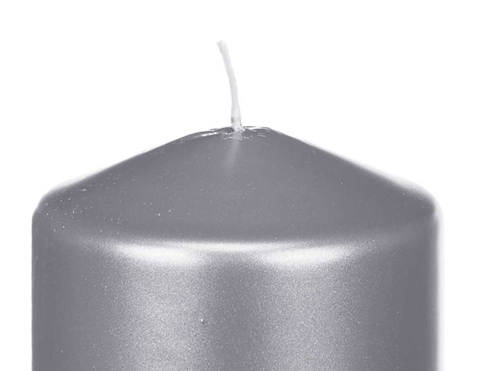 Acorde Bougie Taco Argent 15,5 cm Cire (Set de 12)