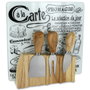 Cook Concept Planche à fromage en verre BISTROT avec 3 couteaux