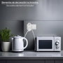 WOLFPACK LINEA PROFESIONAL Adaptateur Triple Schuko Recto Blanc 16A 250V