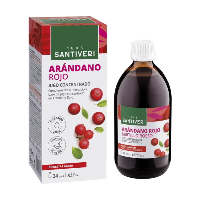 SANTIVERI Jus concentré de canneberge 490ml