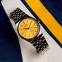 Casio Montre Homme MTP-B145D Doré Clair à Quartz Analogique avec Bracelet Acier et Verre Minéral - Étanchéité 5 Bar