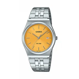 Casio Montre Homme MTP-B145D Doré Clair à Quartz Analogique avec Bracelet Acier et Verre Minéral - Étanchéité 5 Bar