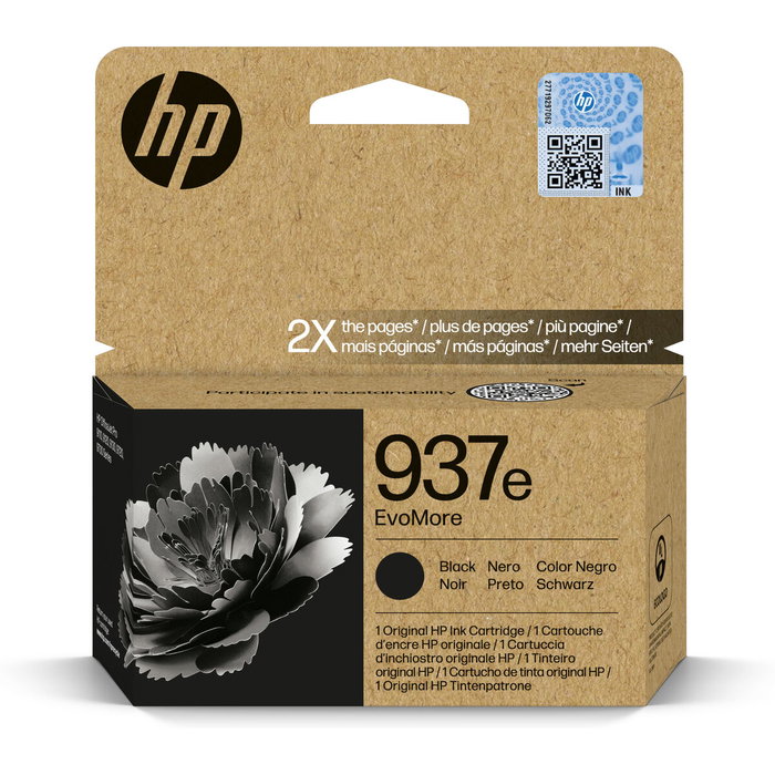 HP 937e EvoMore Cartouche d'encre Noir XL HP 937e EvoMore Cartouche d'encre Noir XL