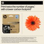 HP 937e Cartouche d'encre authentique Noir EvoMore - Recyclable, haute capacité pour imprimantes OfficeJet Pro série 9000