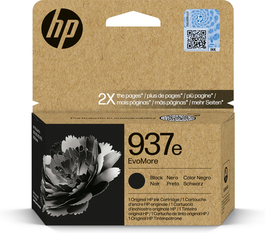 HP Cartouche d'encre 937E / 4S6W9NE Noir Capacité XL pour imprimante
