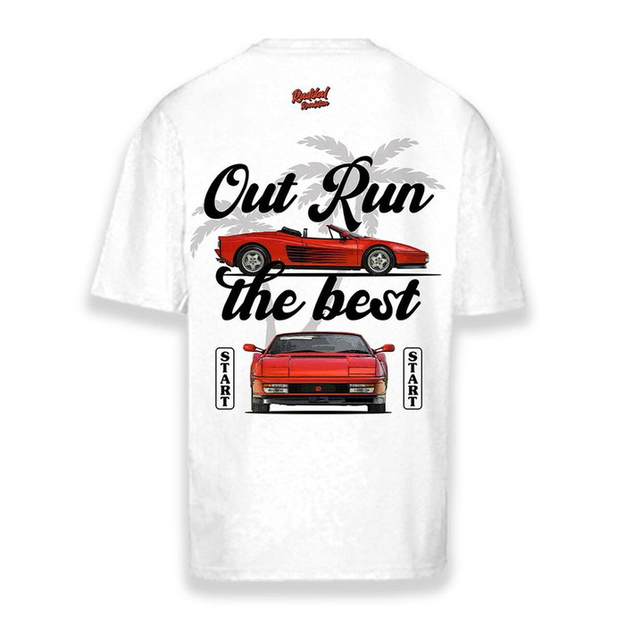 Radikal Revolution T-shirt Out Run Blanc Taille S
