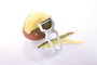 Ritter Pelador de frutas et légumes à lames mobiles en acier inoxidable, pratique pour droitiers et gauchers
