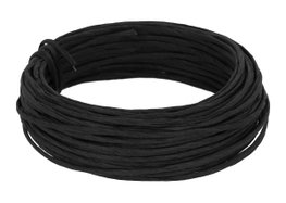 Innspiro Fil de fer recouvert de papier noir 3mm x 10m