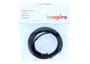 Innspiro Fil de fer recouvert de papier noir 3mm x 10m