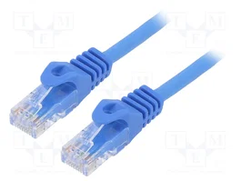 GEMBIRD Câble Ethernet Patch cord Cat 6 U/UTP bleu 3m RJ45