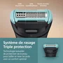 Philips Series 7000 BG7475/14 Tondeuse corps et zones intimes Noir Intense