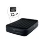 Intex - Matelas gonflable 2 personnes 150 x 200 x 42 cm, confort Dura-Beam Plus, housse floquée, pompe interne intégrée, intérieur