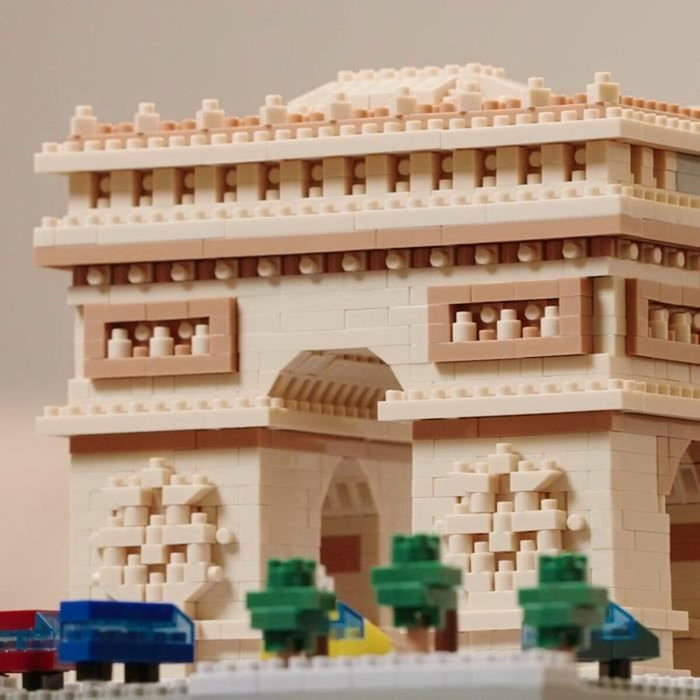 Bandai Nanoblock Arc de Triomphe L'étoile Deluxe Edition - 1560 pièces