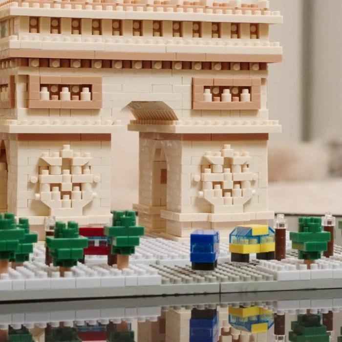Bandai Nanoblock Arc de Triomphe L'étoile Deluxe Edition - 1560 pièces