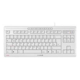 Cherry STREAM KEYBOARD TKL JK-8600DE-0 Blanc/Gris
