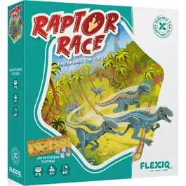 Asmodee - Raptor Race - Jeu d'ambiance de société en français pour 2 à 6 joueurs à partir de 8 ans - Intérieur